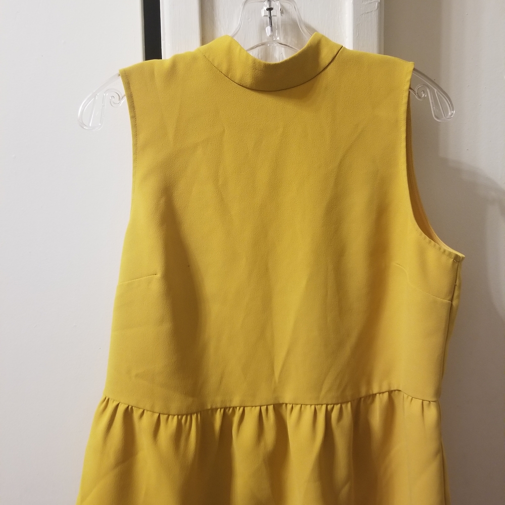 J. Crew Mustard Sleeveless Top